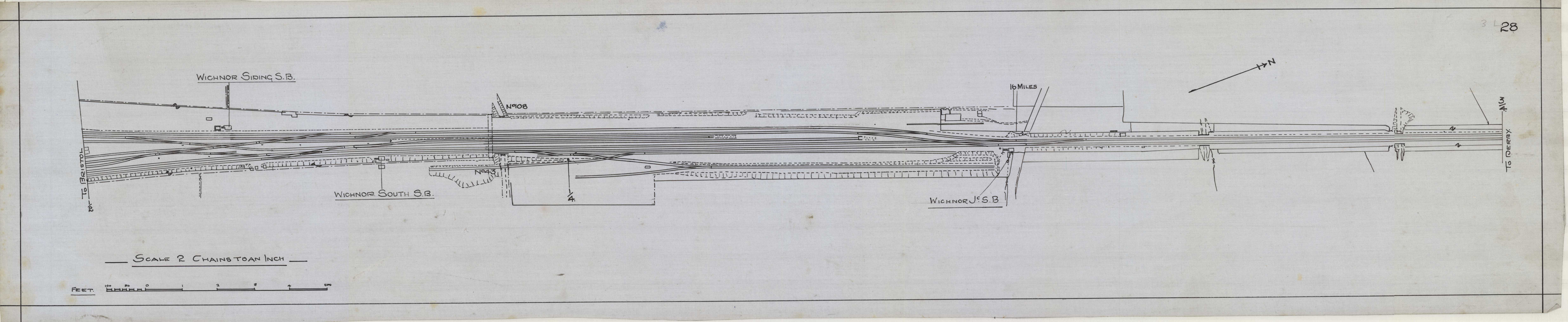 Two Chain tracing of Wichnor Junction area